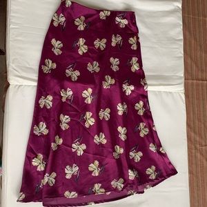 Audrey 3+1 floral flowered flowy skirt A-line, size S
